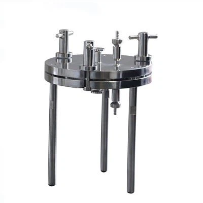 rustfritt stål 142mm membran disk filterholder